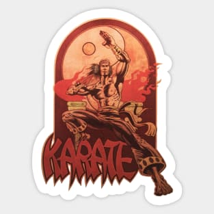 The Best KARATE! Sticker